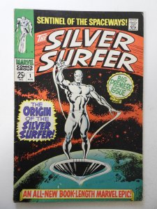 Silver Surfer #1 (1968) GD/VG Condition 1 1/2 in spine split