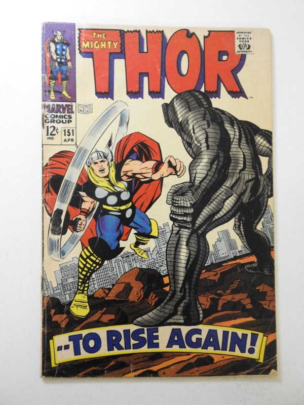 Thor #151 (1968) VG- Condition moisture damage