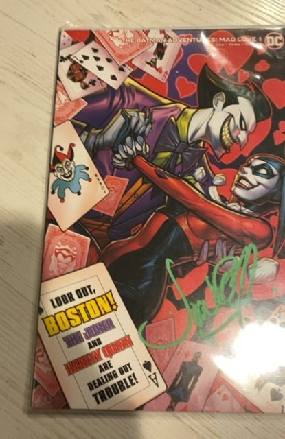 Batman adventure : Mad Love fan expo variant Jon Boy signed