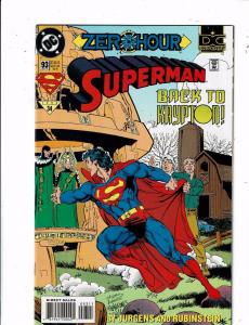 Lot of 5 Superman DC Comic Books #89 90 91 92 93 BH42