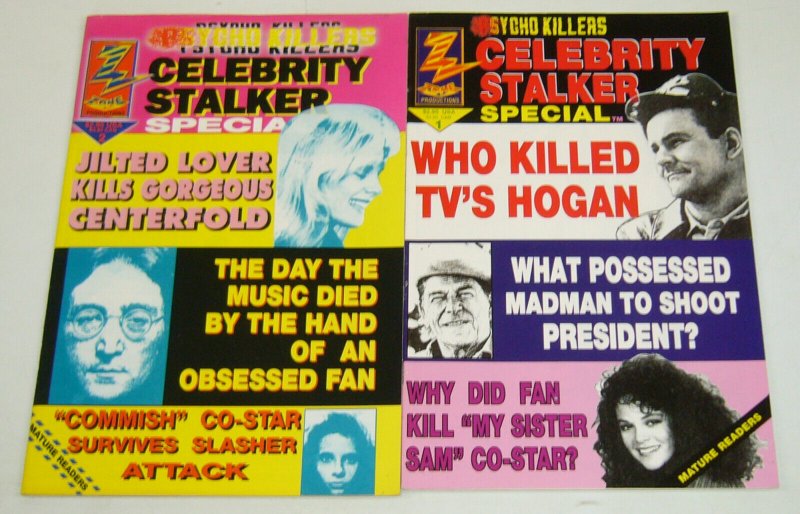 Psycho Killers: Celebrity Stalker Special #1-2 complete series - reagan/lennon 