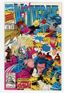 Wolverine #55 (1988 v2) Larry Hama Marc Silvestri Gambit Jubilee NM