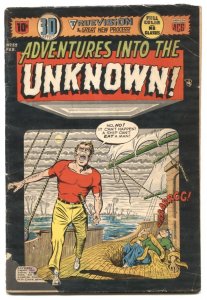 Adventures Into The Unknown #52  1954 - ACG  -VG- - Comic Book