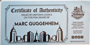 Doom Bring On the Bad Guys! Midtown Variant Signed Cover! Signed By Guggenheim!