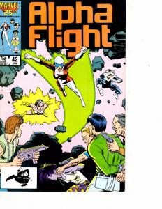 Lot Of 2 Marvel Comic Books Alpha Flight #42 and Punisher #5 ON3