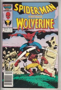 Spider-Man versus Wolverine #1 (Feb-87) VF High-Grade Wolverine, Spider-Man