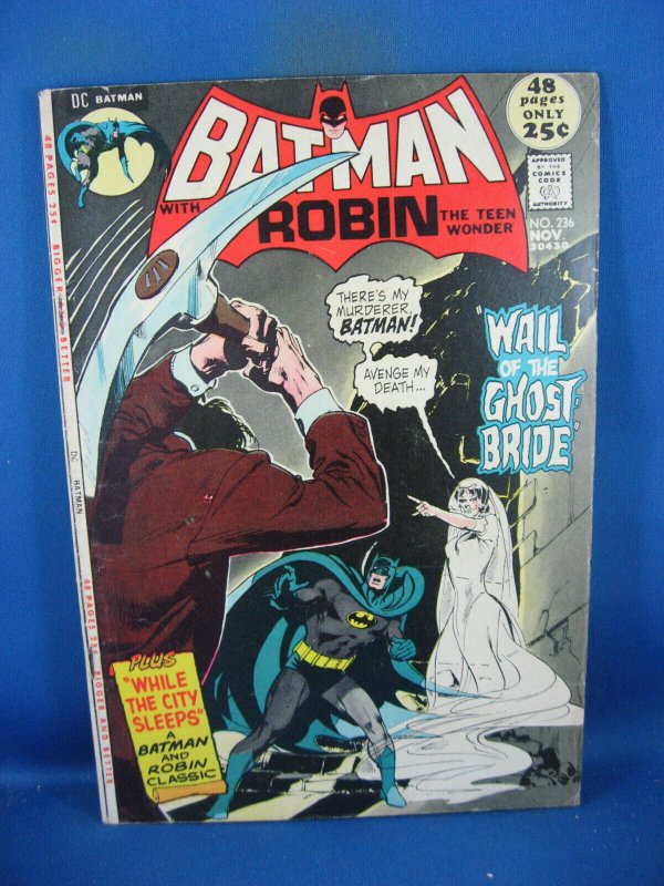 BATMAN 236 VG F 1971 DC