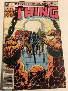 The Thing #3 : Marvel 9/83 FILLER / Low Grade Gd; Inhumans
