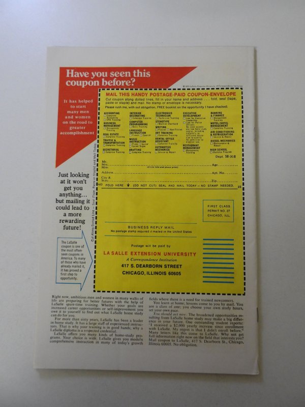 Fantastic Four #153 (1974) FN- condition MVS intact subscription fold