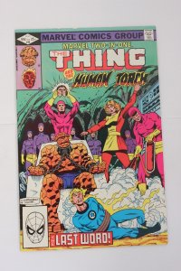 Marvel Two-in-One #89 (1982) The Thing VFNM