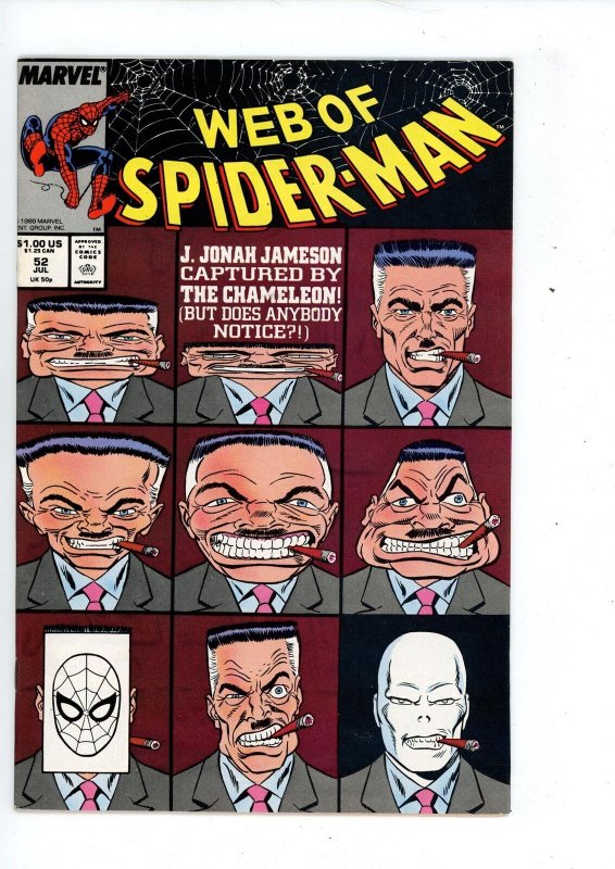 Web of Spider-Man #52 (1989) Marvel Comics