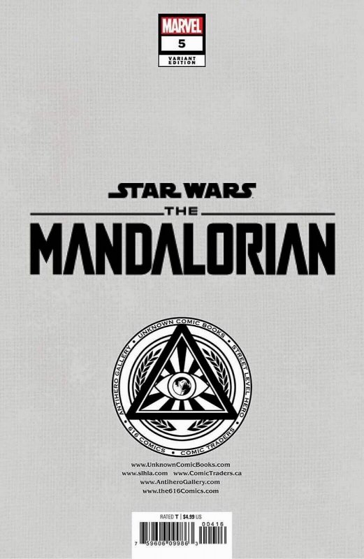 ?~MARVEL~STAR WARS:THE MANDALORIAN #5~?~PAT ZIRCHER~TRADE & VIRGIN SET~?~?