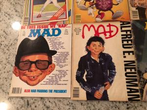 Lot Of 8 Mad Magazines # 145 153 277 278 279 280 281 282 Humor Parody Comedy JW1