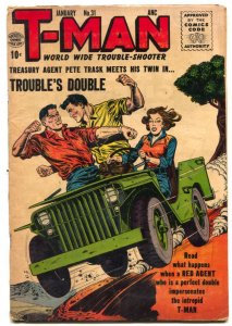 T-Man #31  1956 - Quality  -G - Comic Book