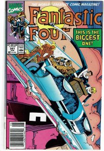 Fantastic Four #341 (1961 v1) Walt Simonson Iron Man Thor Newsstand VF+