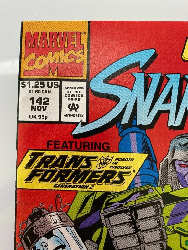 G.I. JOE: A REAL AMERICAN HERO #142  Snake eyes 1993 MARVEL COMICS Rare Book