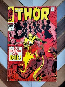 THOR #153 VG+ (Marvel 1968) But Dr Blake Can Die Loki, Balder the Brave & Sif!