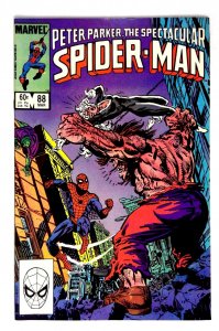 Peter Parker, The Spectacular Spider-Man #88 (1984) NM- Black Cat Marvel