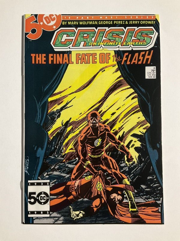 CRISIS ON INFINITE EARTHS 8 NM NEAR MINT DC COMICS