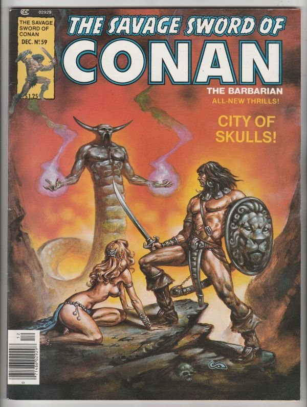 Savage Sword of Conan #59 (Dec-80) VF/NM High-Grade Conan the Barbarian