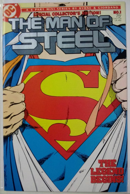 THE MAN OF STEEL #1 (NM-) John Byrne High Grade DC