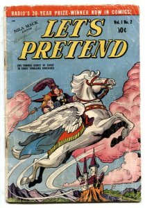 Let's Pretend #2 1950- obscure golden age comic- reading copy