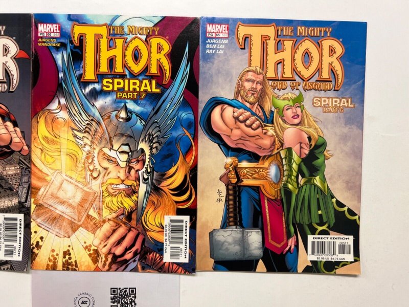 4 Thor Marvel Comic Books # 65 66 67 Avengers Defenders Iron Man Hulk 61 JS42