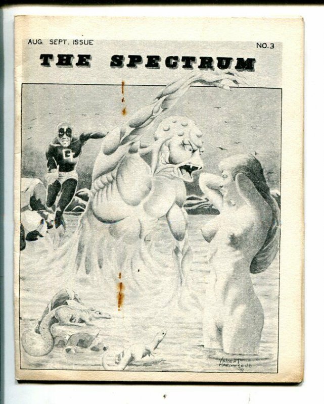 The Spectrum #3 1971-Spectrum-superhero comics-4 X 5-VG/FN