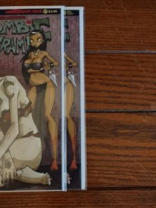 Zombie Tramp #37 (2017) NM Mendoza Variant Set, standard and risque