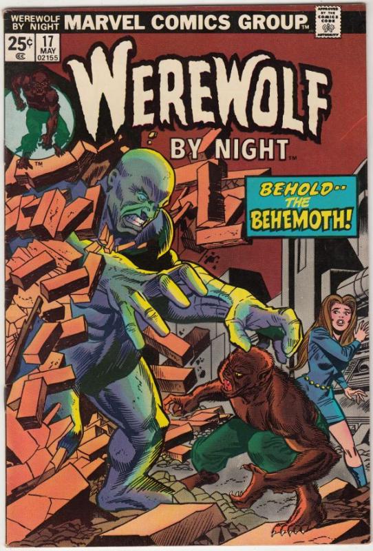 Werewolf by Night #17 (May-74) VF+ High-Grade Werewolf