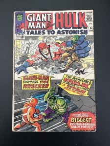 Tales To Astonish #63 VG- Origins Of Leader! Jack Kirby! (Marvel 1965)