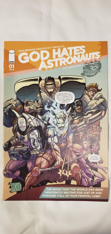 God Hates Astronauts #1 - NM - Phantom Variant Cover