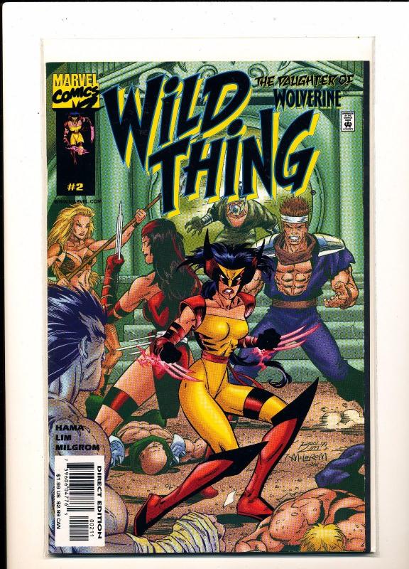 Marvel Comics Lot of 2-Wild Thing-Daughter of Wolverine #1 & #2  F/VF (SIC560)