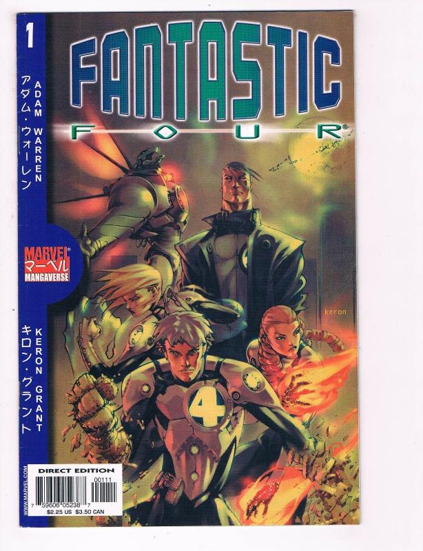 Fantastic Four # 1 NM Marvel Mangaverse Comic Book Dr Doom Human Torch S80