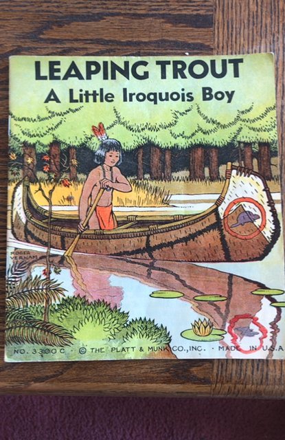 Leaping trout-a Little Iroquois boy,1935, Platt and Munk