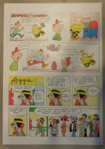 Hapless Harry & Aggie Color Syndicate Proof 8/24/1969 Size: 11 x 15 inches