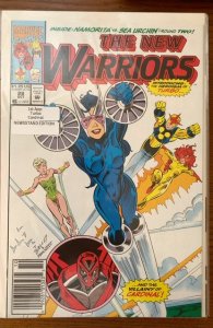 The New Warriors #28 Newsstand Edition (1992)