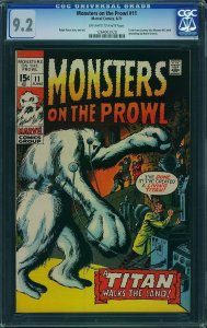 Monsters on the Prowl #11 (1971) CGC 9.2 NM-