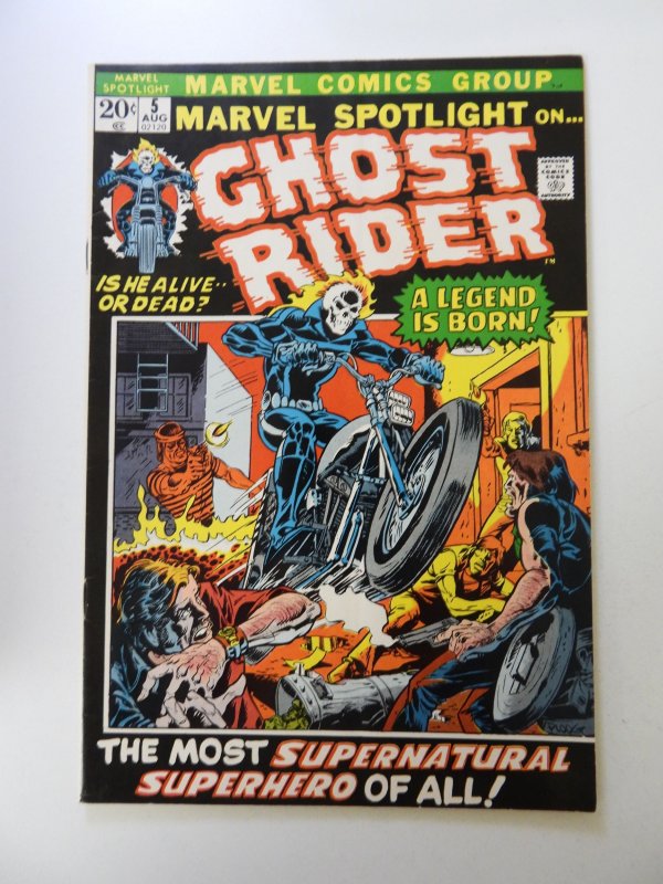 Marvel Spotlight #5 1st appearance of Ghost Rider FN- subscription fold