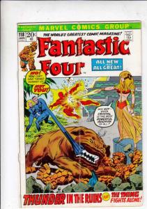 Fantastic Four #118 (Jan-72) VG Affordable-Grade Fantastic Four, Mr. Fantasti...