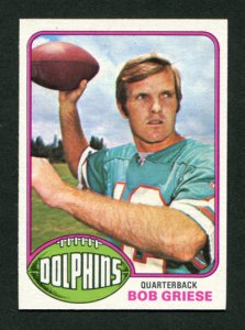 1976 Topps Bob Griese #255  NM-MT  Miami Dolphins