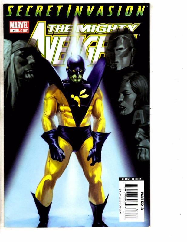 7 Mighty Avengers Marvel Comic Books # 15 23 24 25 26 27 28 Hulk Thor Wasp RC13