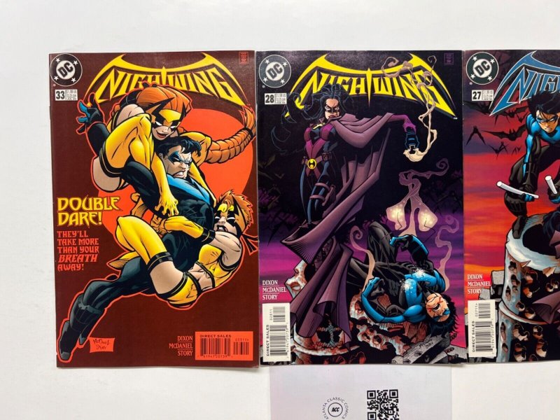 3 Nightwing DC Comic Books # 27 28 33 Batman Superman Wonder Woman Flash 56 JS42