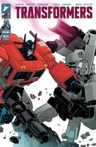 Transformers #24 Cover D 1:25 Incentive Jeff Spokes Var