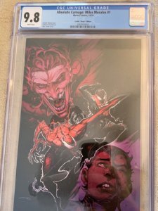 Absolute Carnage Miles Morales #1 Iban Coello Virgin Variant CGC 9.8