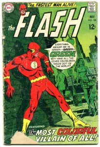 FLASH #188 1969-DC COMICS-WORLD GONE GREEN READING COPY FR