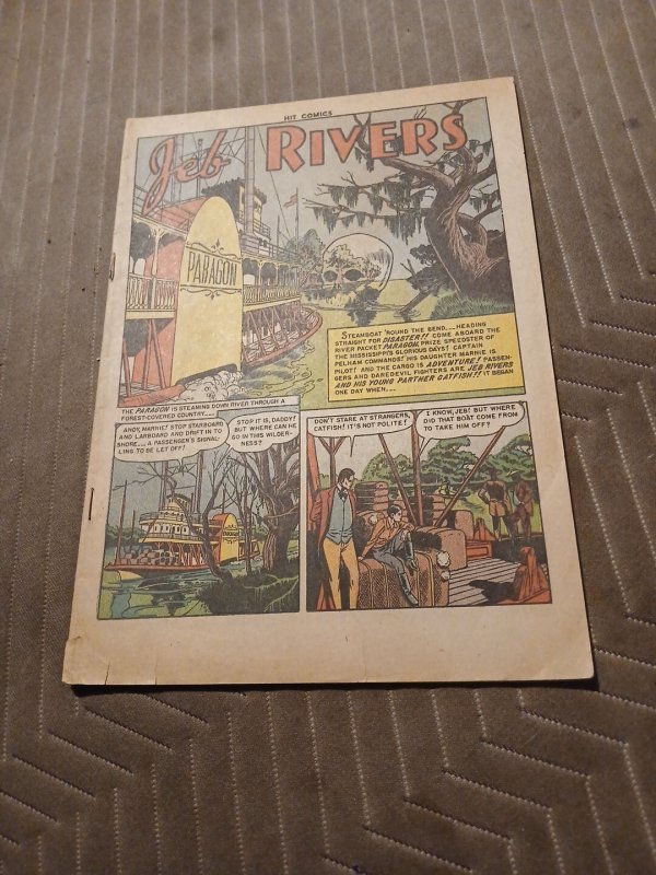 Hit Comics #65 Golden Age 1950 Scarce/Rare Final Issue Quality Publications