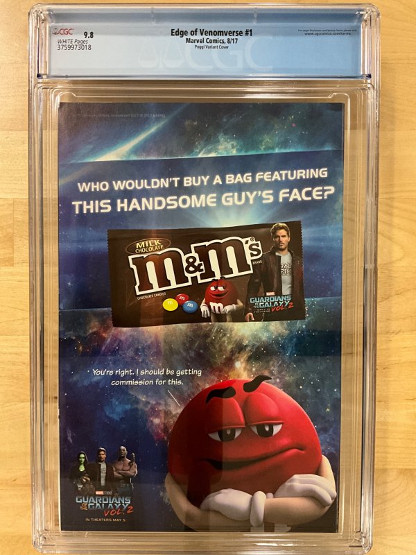 Edge of Venomverse #1 Poggi Cover (2017) CGC 9.8