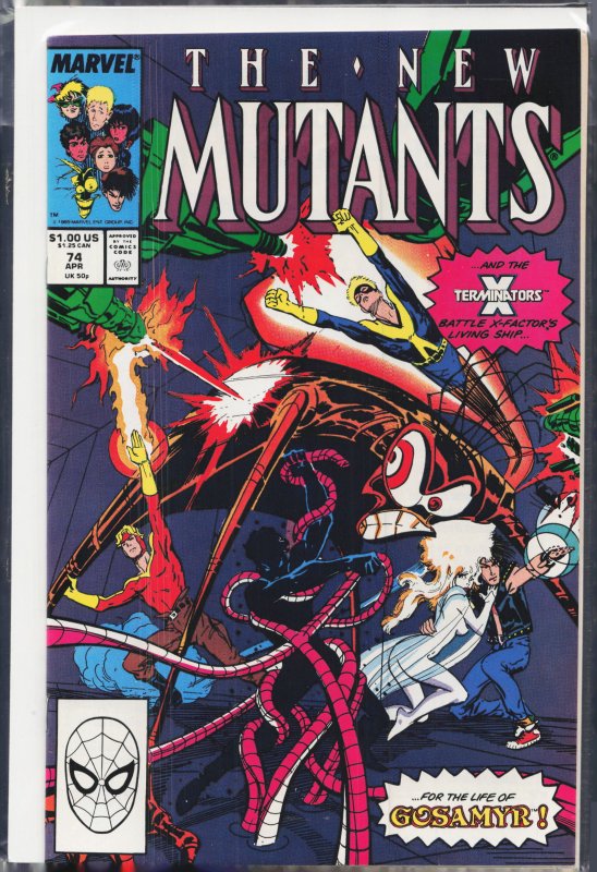 The New Mutants #74 Direct Edition (1989) New Mutants