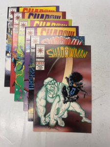 6 ShadowMan VALIANT comic books #16 17 22 23 24 25 32 KM34